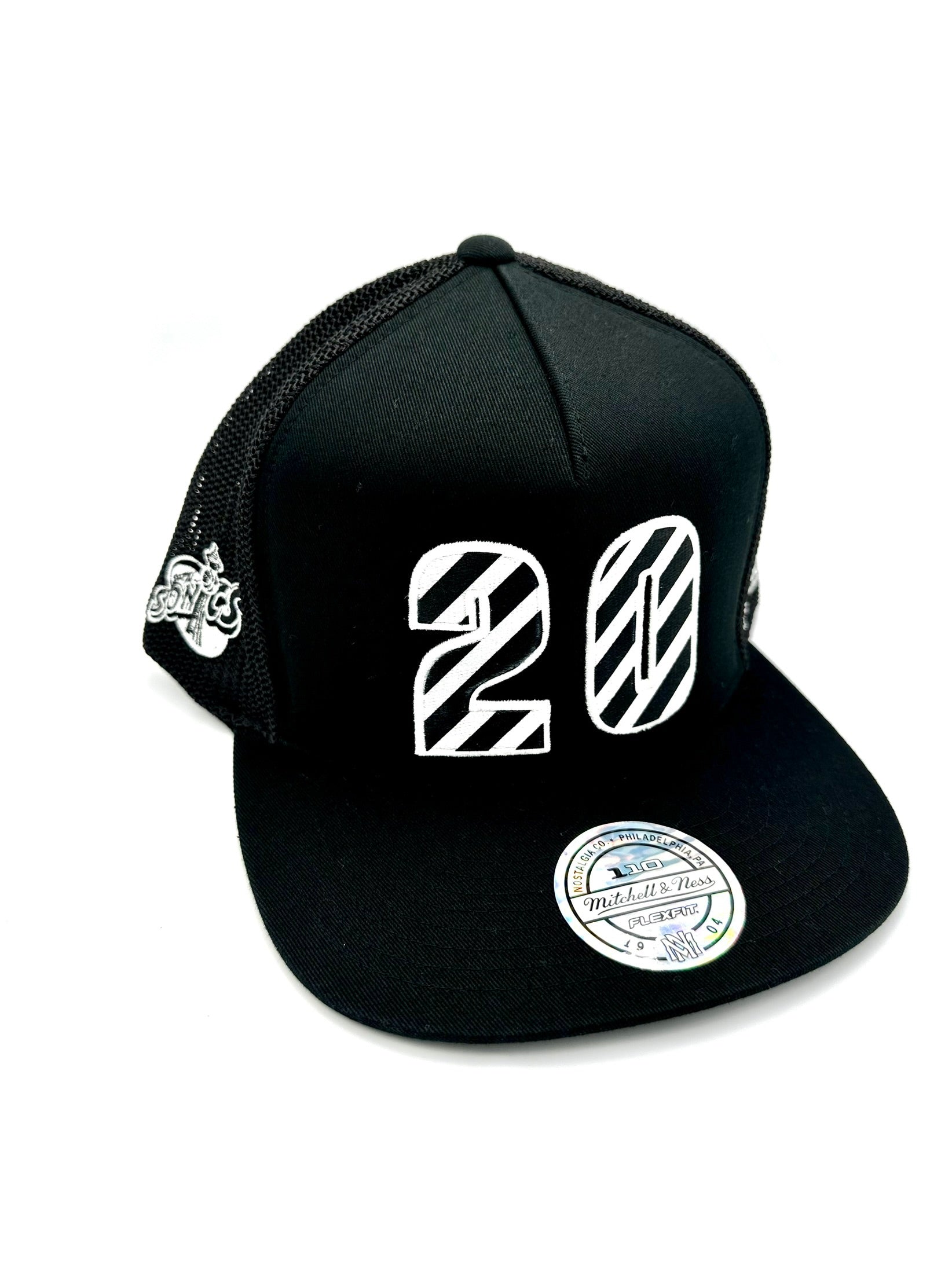 Mitchell & Ness - Seattle Supersonics Name & Number Snapback